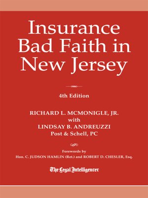 cover image of Insurance Bad Faith in New Jersey